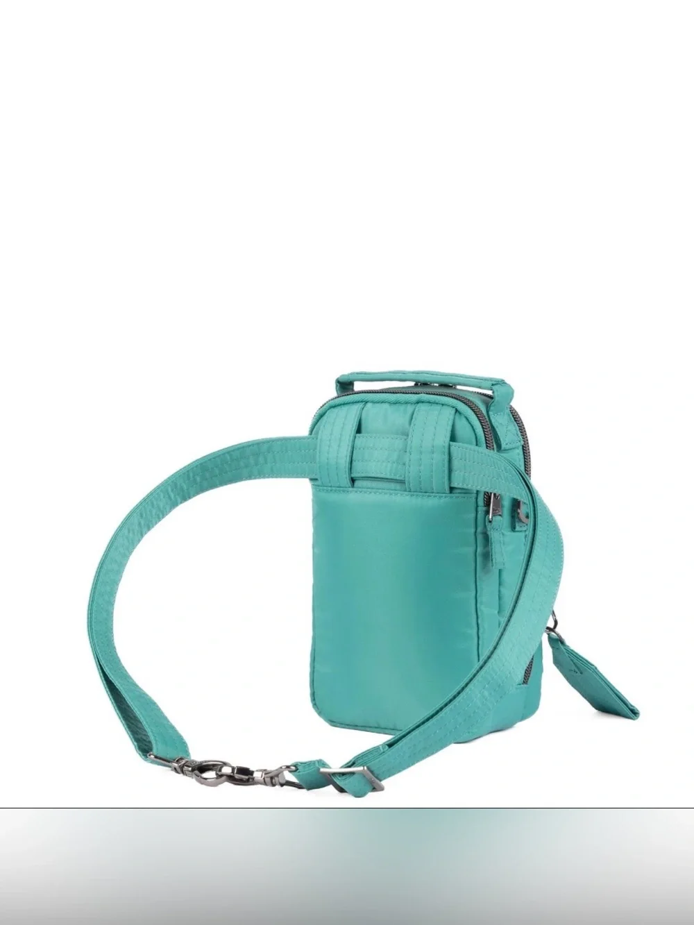 Lug Skeeter Mini Bridge Crossbody Bag with Puller NWT Surf Teal